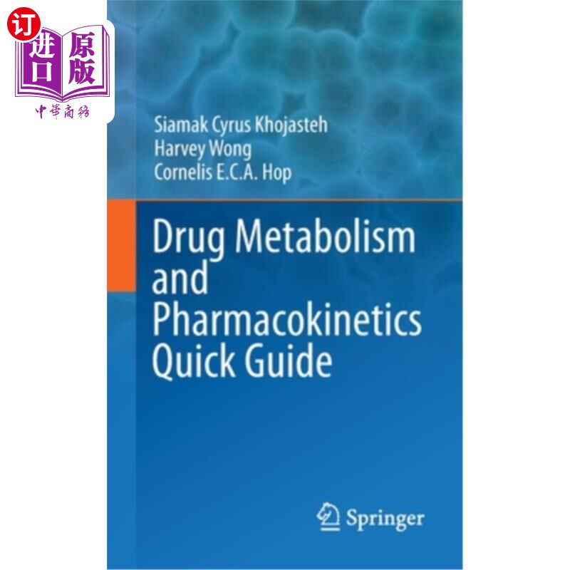 海外直订医药图书Drug Metabolism and Pharmacokinetics Quick Guide 药物代谢与药代动力学快速指南