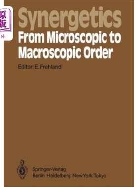 海外直订Synergetics -- From Microscopic to Macroscopic Order: Proceedings of the Interna 协同学——从微观到宏观：19
