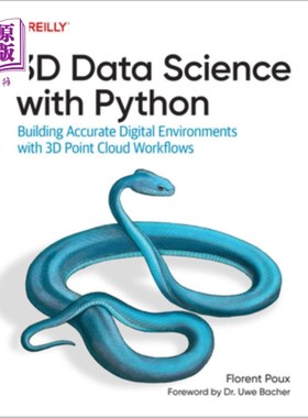 海外直订3D Data Science with Python: Building Accurate Digital Environments with 3D Poin 使用Python的3