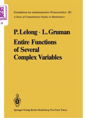 海外直订Entire Functions of Several Complex Variables 多复变量的整函数