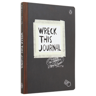 预售 【中商原版】做了这本书 正版 英文原版 Wreck This Journal 快乐大本营何炅重磅推荐，一本颠覆传统的创意书 答案之书搭档书