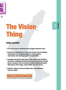 现货 幻想之物 经济管理类图书 英文原版 The Vision Thing Sally Lansdell John Wiley【中商原版】