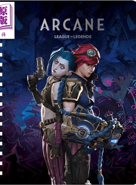 预售 英雄联盟 双城之战12个月计划本 Arcane 12 Month Undated Planner 英文原版 Insight Editions 手账 笔记本【中商原版】