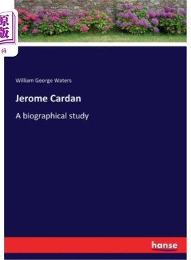 海外直订Jerome Cardan 杰罗姆·卡丹