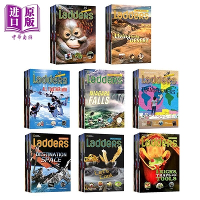 英文原版进口 美国国家地理读物阶梯阅读系列合集 National Geographic Ladders 科学Science Common Core Readers【中商原版】