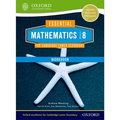 现货 Essential Mathematics Cambridge Lower Secondary8 WB 英文原版 剑桥初中基础数学8 练习册 Andrew Manning【中商原版】