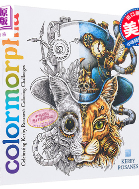 现货 色彩之国 填色寻物 Colormorphia Celebrating Kerby Rosanes Coloring Challenges 英文原版 Kerby Rosanes【中商原版】