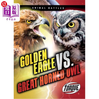 海外直订Golden Eagle vs. Great Horned Owl 金鹰对大角猫头鹰