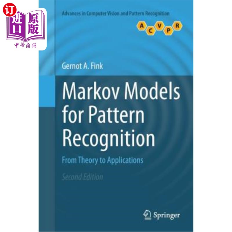 海外直订Markov Models for Pattern Recognition: From Theory to Applications 模式识别的马尔可夫模型：从理论到应用