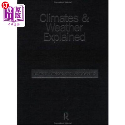 海外直订Climates and Weather Explained 气候和天气解释