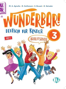 WUNDERBAR! 3 WB AUDIO CD 德语少儿教材 3级 练习册 音频CD ELI Publishing Group【中商原版】