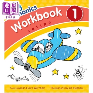 新版 Phonics EDITION Jolly 英文原版 中商原版 教材教辅参考书 Workbook NEW 进口图书 快乐自然拼读练习册1