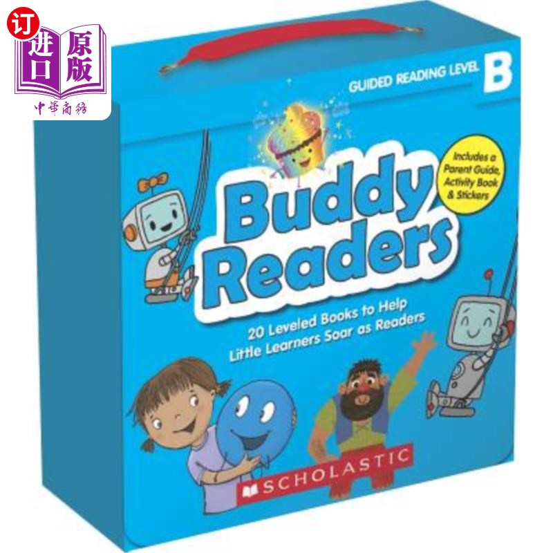 预售 【中商海外直订】buddy readers: level b (parent pack): 20