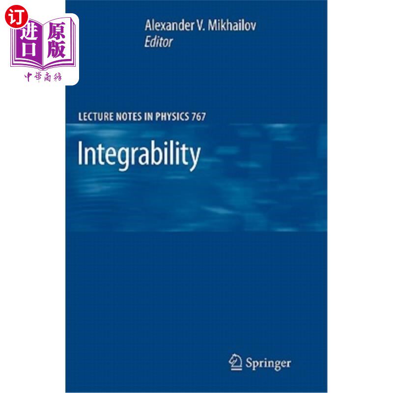 海外直订Integrability 可积性