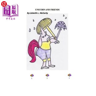 Interactive 一本交互式 and 字母表书 独角兽和朋友 Friends Book 海外直订Unicorn Alphabet