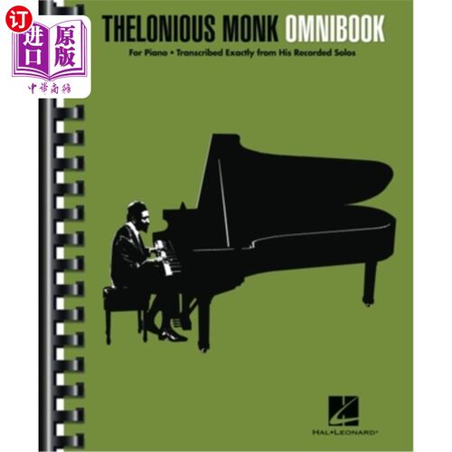 海外直订Thelonious Monk - Omnibook for Piano 塞隆尼斯·孟克-钢琴Omnibook