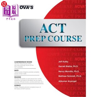 ACT 动作手册 Course 动作准备课程：最全面 Available Book Comprehensive Most The Prep 海外直订ACT
