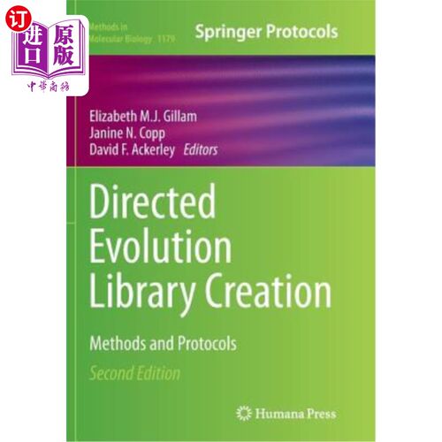 海外直订医药图书Directed Evolution Library Creation: Methods and Protocols 定向进化库创建：方法和协议