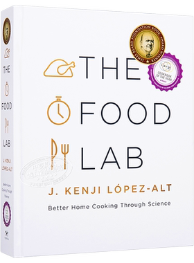 预售 食物实验室 英文原版 The Food Lab: Better Home Cooking Through Science 英文书 美食烹调 Kenji Lopez-Alt 美味料理小秘?