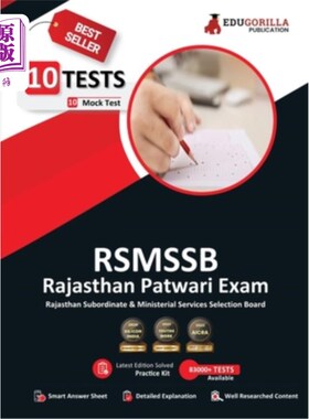 海外直订RSMSSB Rajasthan Patwari Recruitment Exam 2023 (English Edition) - 10 Full Lengt RSMSSB拉贾斯坦