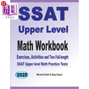 Math SSAT高级数学练习册：练习 Two Upper Level Full Exercises Workbook SSAT 海外直订SSAT Activities Length and