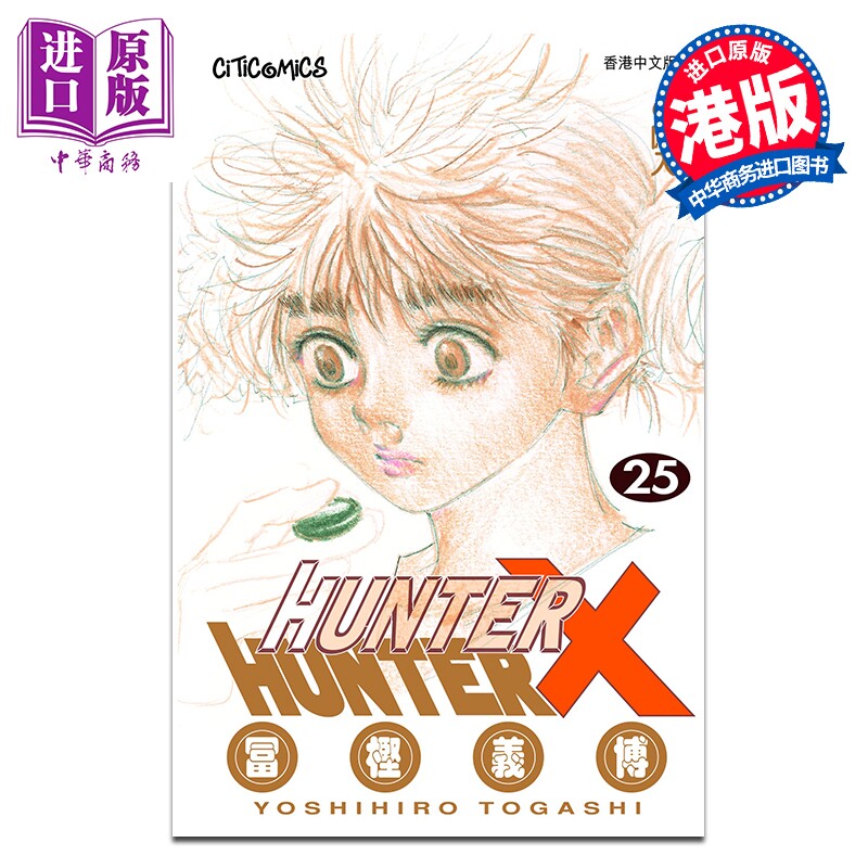 预售 漫画 HUNTER X HUNTER 全职猎人 第25集 富坚义博 港版漫画书 文化传信出版【中商原版】