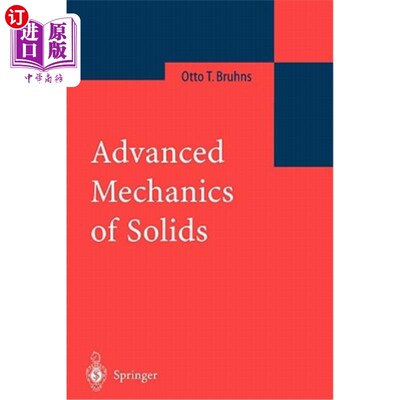 海外直订Advanced Mechanics of Solids 固体的高级力学