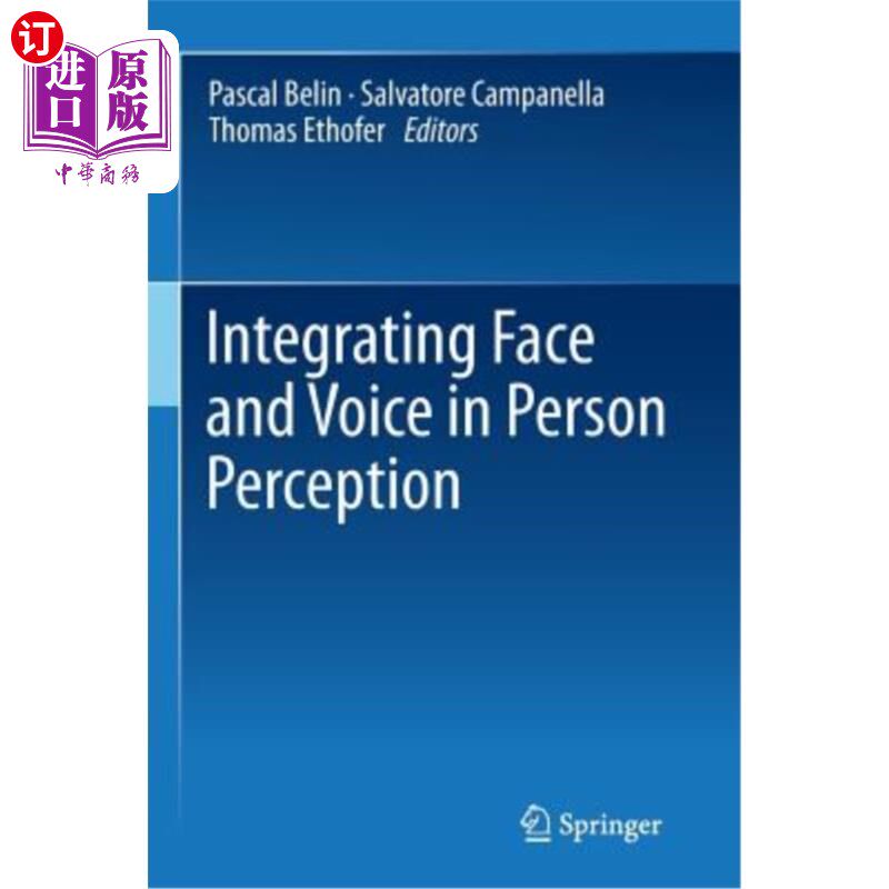 海外直订医药图书Integrating Face and Voice in Person Perception 人脸和声音在人的感知中的集成