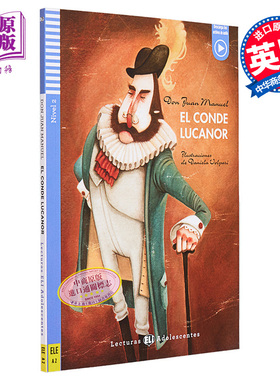 西班牙语原版分级读物ELI Teen Readers Spanish A2 El conde Lucanor 卢卡诺尔伯爵 含音频 西班牙文小说阅读【中商原版】