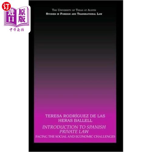 海外直订Introduction to Spanish Private Law 西班牙私法概论