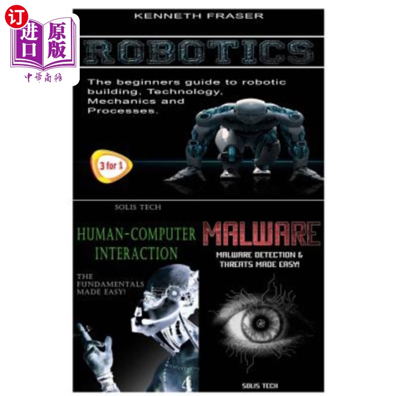 海外直订Robotics + Human-Computer Interaction + Malware 机器人+人机交互+恶意软件