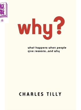 现货 为什么  Why 英文原版 Charles Tilly 蒂利 豆瓣高分推荐【中商原版】