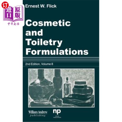 海外直订Cosmetic and Toiletry Formulations, Vol. 8 化妆品和化妆品配方，第8卷