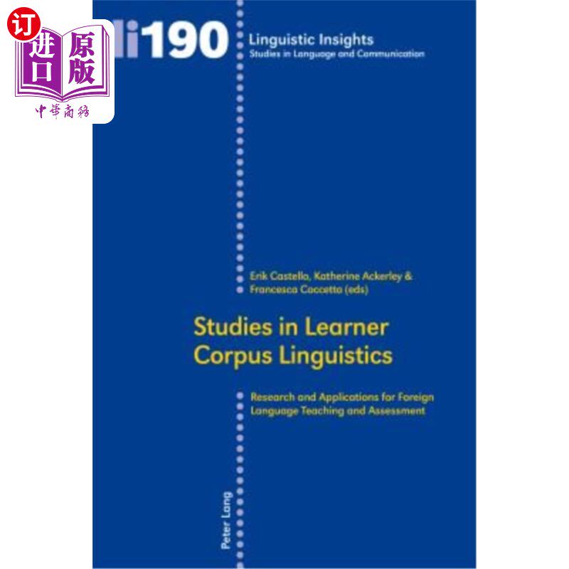 海外直订Studies in Learner Corpus Linguistics: Research and Applications for Foreign Lan 学习者语料库语言学研究:外