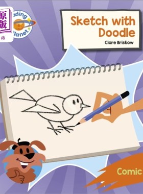 海外直订Reading Planet: Rocket Phonics - Target Practice... 阅读星球:火箭拼读-目标练习-涂鸦素描-橙色