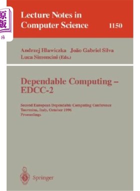 海外直订Dependable Computing - Edcc-2: Second European Dependable Computing Conference,  可靠计算——Edcc