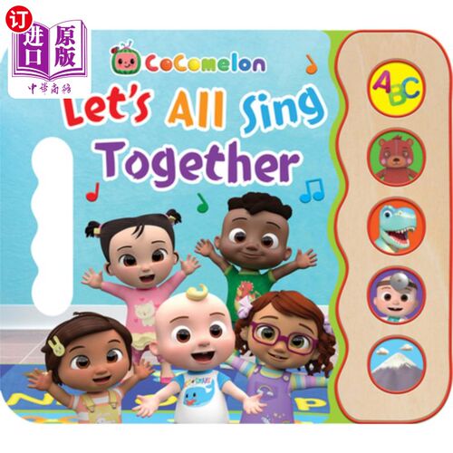 海外直订Cocomelon Let's All Sing Together 让我们一起唱吧