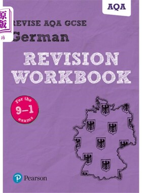 海外直订Pearson REVISE AQA GCSE (9-1) German Revision Wo... Pearson复习AQA GCSE(9-1)德语复习练习册