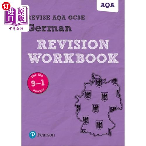 海外直订Pearson REVISE AQA GCSE (9-1) German Revision Wo... Pearson复习AQA GCSE(9-1)德语复习练习册