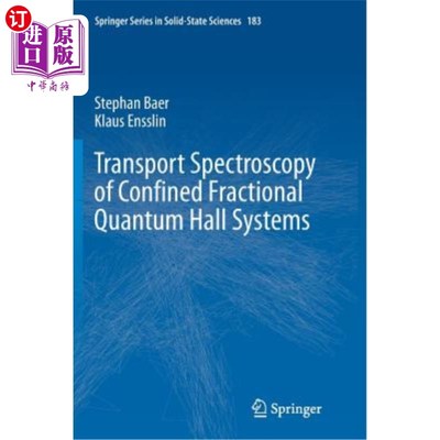 海外直订Transport Spectroscopy of Confined Fractional Quantum Hall Systems 受限分数量子霍尔系统的输运光谱