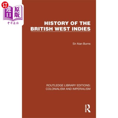 海外直订History of the British West Indies 英属西印度群岛历史