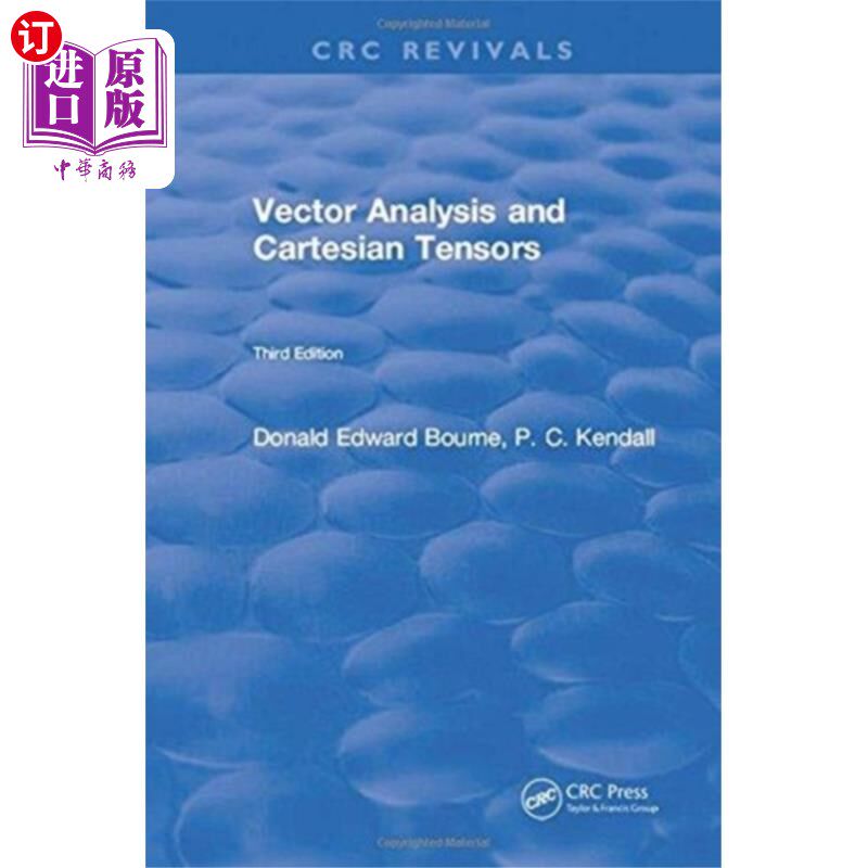 海外直订Vector Analysis and Cartesian Tensors 向量分析与笛卡尔张量