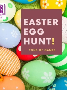 海外直订Easter Egg Hun! Tons of Games: Easter Activity Book For Boys and Girls, Ages 4-8 复活节彩蛋匈奴！大量游戏：