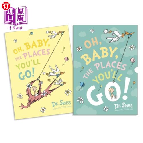 海外直订Oh, Baby, The Places You'll Go! Slipcase edition 哦，宝贝，你要去的地方!书套版