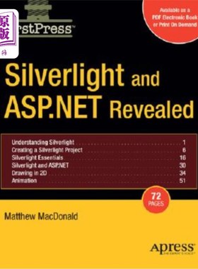 海外直订Silverlight and ASP.NET Revealed Silverlight和ASP。净了