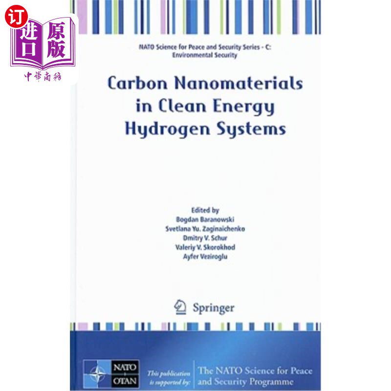 海外直订Carbon Nanomaterials in Clean Energy Hydrogen Systems 清洁能源氢系统中的碳纳米材料