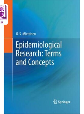 海外直订医药图书Epidemiological Research: Terms and Concepts 流行病学研究：术语和概念