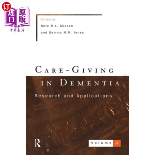 海外直订Care-Giving in Dementia 2 老年痴呆症患者的护理