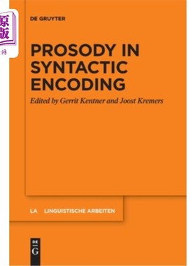 海外直订Prosody in Syntactic Encoding 句法编码中的韵律