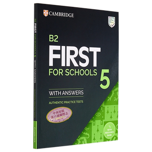 剑桥FCE考试备考系列 官方真题模拟题 教材练习册 First B2 for school 校园版标准版 中小学少儿英语 complete compact prep